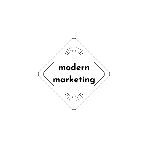 modern marketing logo