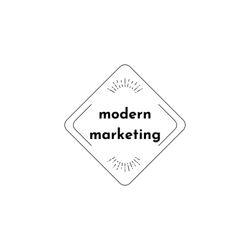 modern marketing logo modern marketing logo