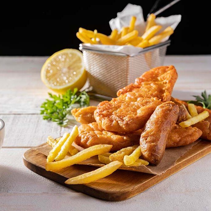 fish-chips-chopping-board-with-lemon